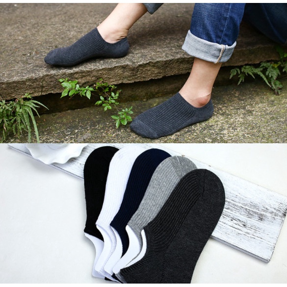 Vớ cotton Nam công sở 5 màu, cực thấm mồ hôi và khử mùi rất tốt.