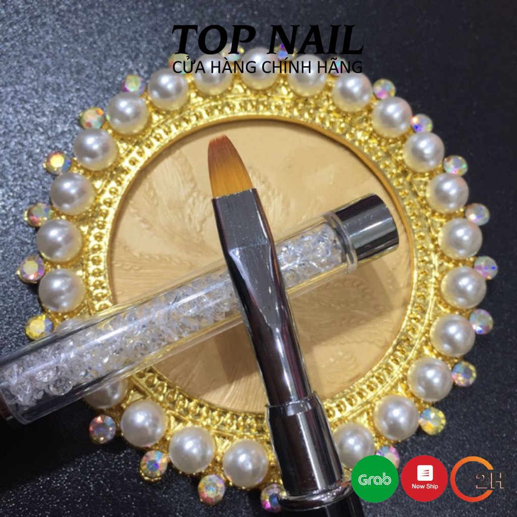 Cọ đắp gel cán đá có nắp đậy