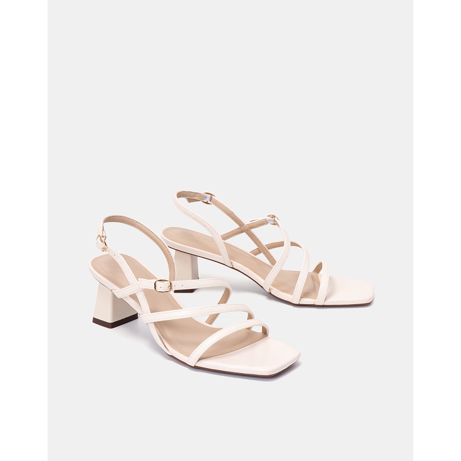 Giày Sandal Nữ 5cm Thời Trang JUNO Gót Vuông 3 Dây Quai SD05083