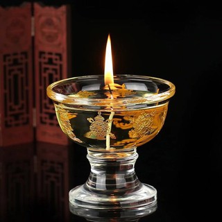 Chén pha lê 8 cát tường