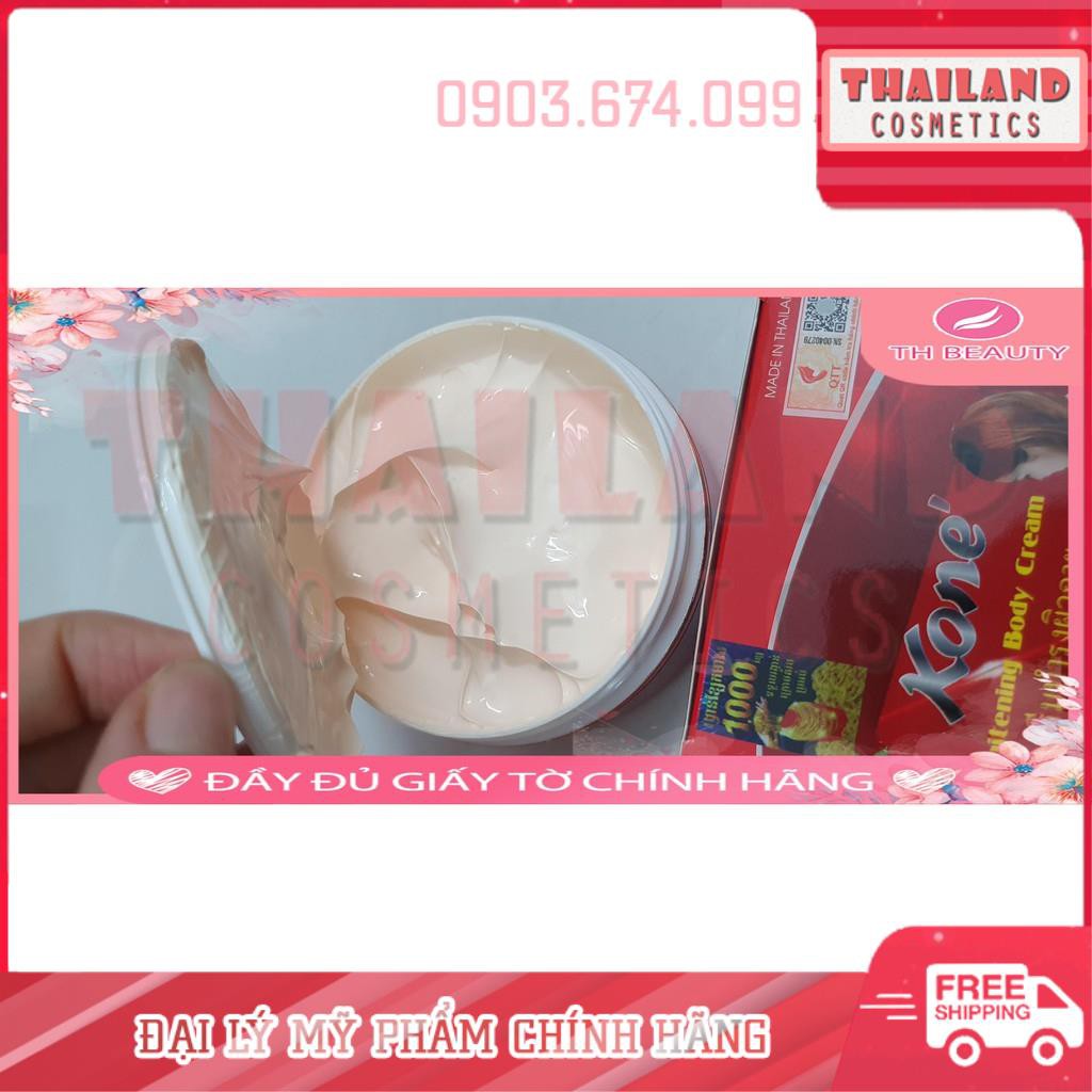 (Hàng chuẩn) Kem Body Kone Đỏ Thái Lan - Tinh chất hoa hồng dưỡng trắng