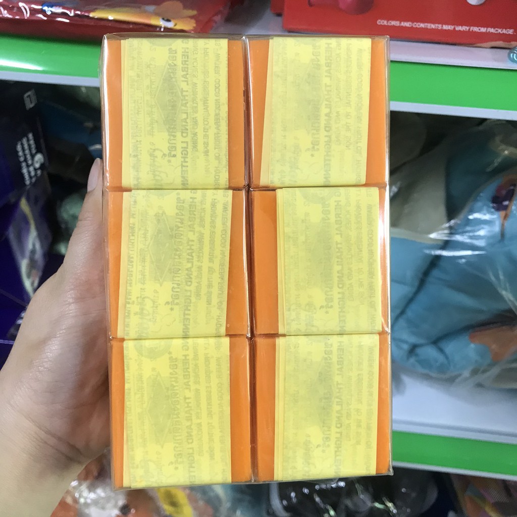 Lốc 12 Cục Soap Cam Galong / Xà phòng nghệ JAM Turmeric Gluta Collagen Soap Thái Lan | BigBuy360 - bigbuy360.vn