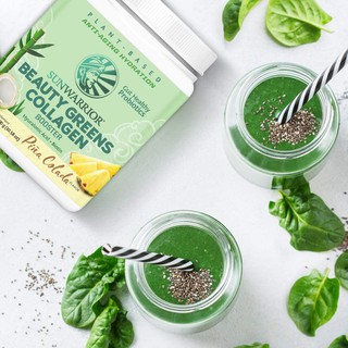 Bột Sunwarrior Collagen Booster Beauty Greens 300g