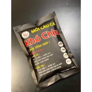 Gói Mồi Câu Cá Khó Chịu 250gr, Câu tay, câu đài-Mồi khó chịu câu cá chép... (Bán từ 2 gói)
