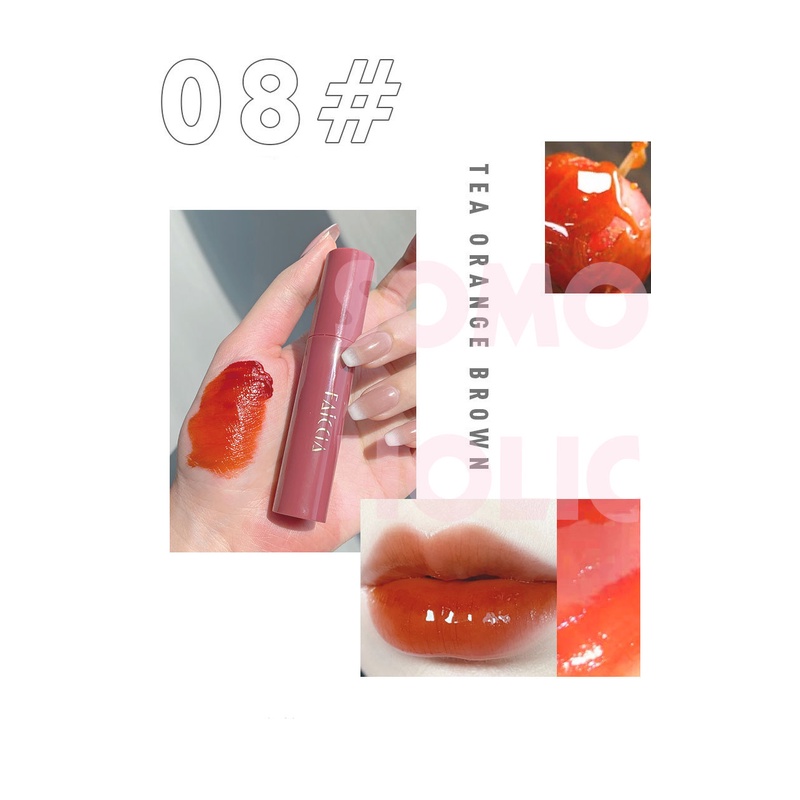 Son tint bóng FAICCIA nội địa Trung  căng mọng mịn mướt môi dưỡng ẩm bling bling Somoholic SM4 | BigBuy360 - bigbuy360.vn