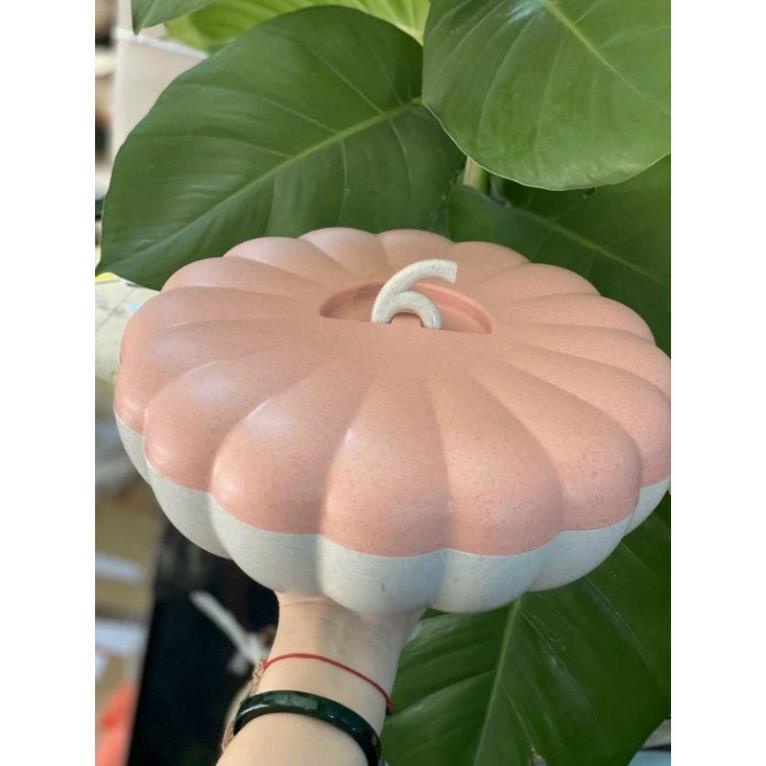 Khay mứt hình bí ngô🎃hộp đựng mứt bánh kẹo tết