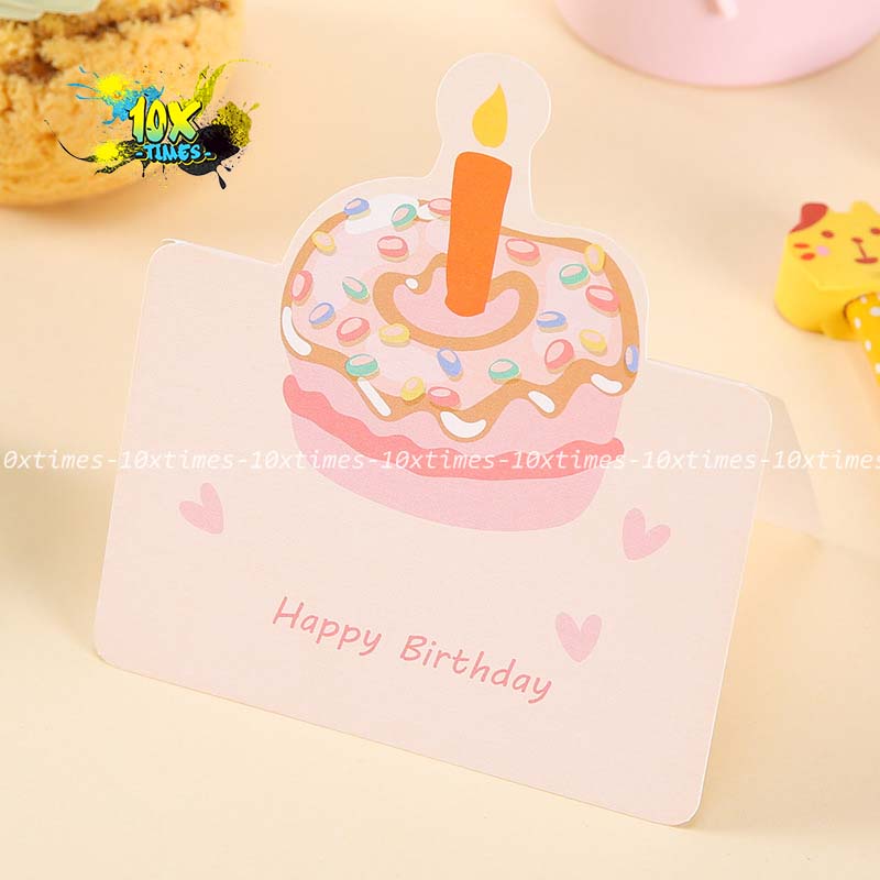 (160K/100c)Thiệp thú cưng dễ  thương cute tặng sinh nhật đầy tháng bé trai bé gái, giáng sinh, mồng 1 tháng 6 10xtimes