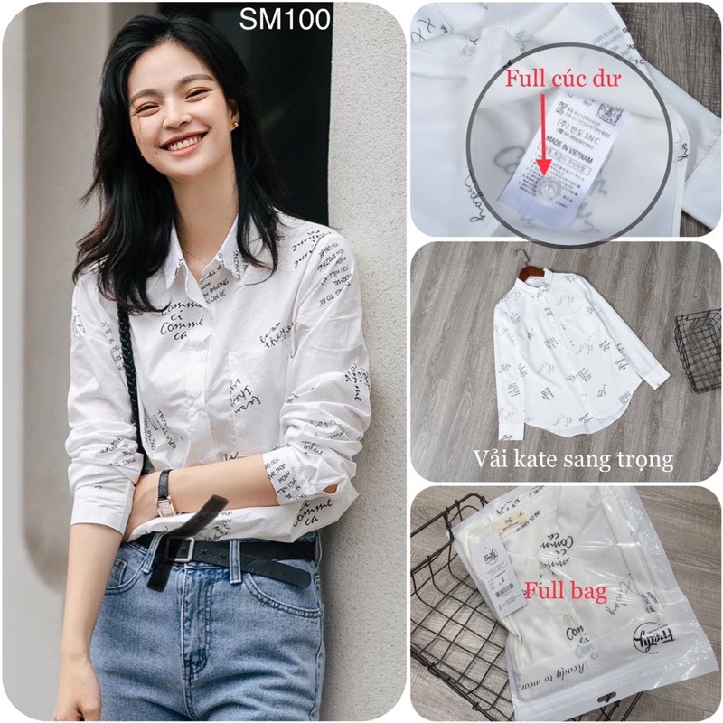 Áo sơmi Hàn Quốc chuẩn đẹp và độc đáo💃💃💃
