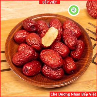 100gr Táo đỏ sấy khô loại ngon ngọt dùng nấu chè dưỡng nhan, nấu sâm bổ lượng, trà táo đỏ - Chè Dưỡng Nhan Bếp Việt