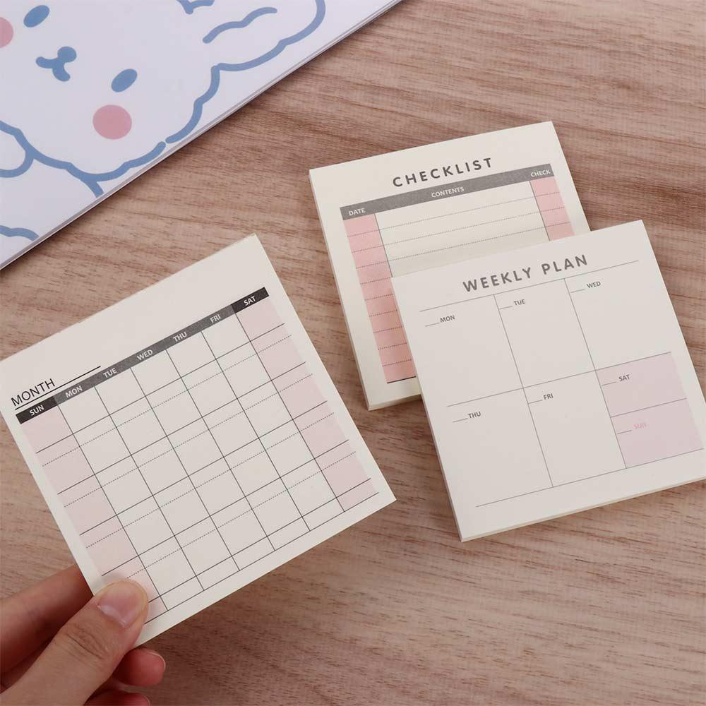 PEWANY Sổ Ghi Chú Cầm Tay Ghi Chú Lên Kế Hoạch Hàng Tuần