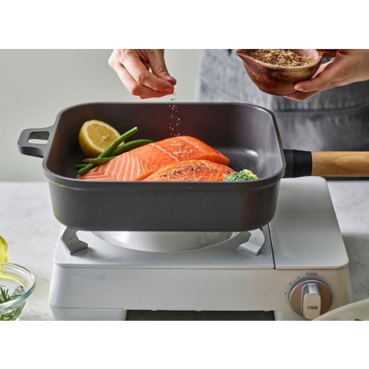 ♡K-kitchen♡ Bộ sưu tập chảo chiên bằng gỗ cảm ứng chảo