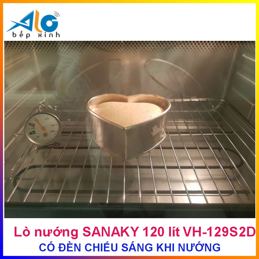 Lò nướng Sanaky 120 lít VH-129S2D - VH129S2D - Có quạt đối lưu - Nướng trên và dưới - Alo Bếp Xinh