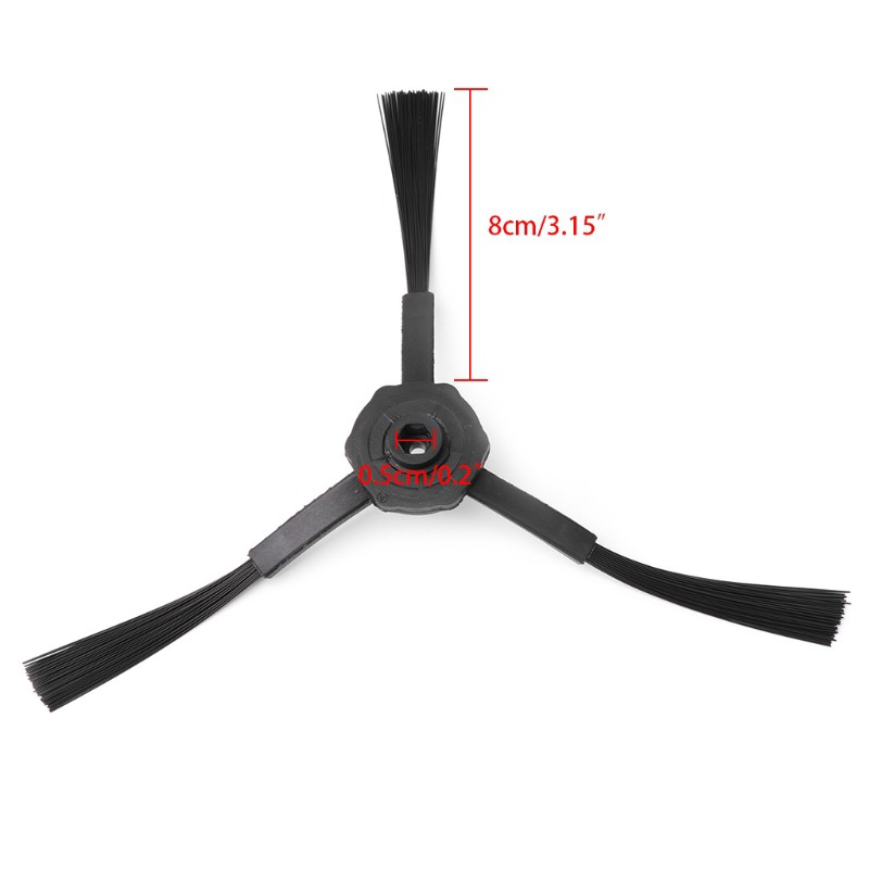 Bộ 2 bản chải 3 đầu dùng thay thế cho máy hút bụi Ecovacs CEN540 CR120 tiện dụng