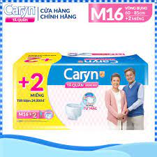 Bĩm quần Caryn siêu thấm mỏng nhẹ mẫu mới, caryn cho người già đủ size M16 L14 XL12  hàng tặng thêm miếng