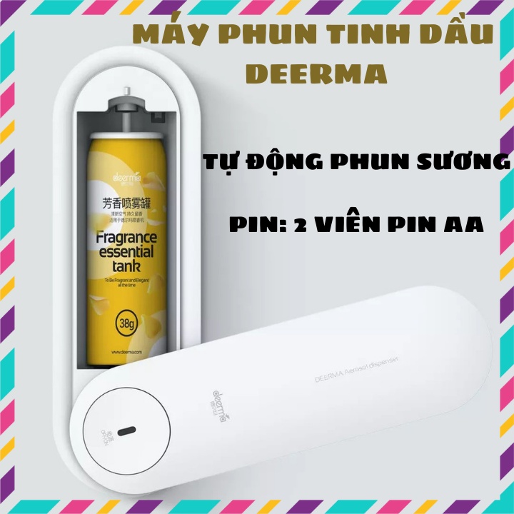 Máy phun xông tinh dầu, phun sương tự động Deerma