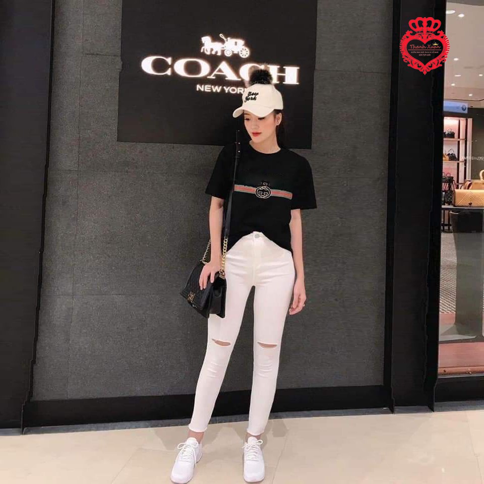 Quần Jean nữ lưng cao rách gối Bigsize CHANY STORE Q02 | BigBuy360 - bigbuy360.vn