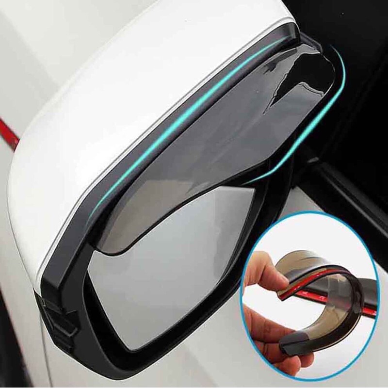 Bộ 2 Tấm Vè Che Mưa Gương Kính Chiếu Hậu Xe Ô Tô.