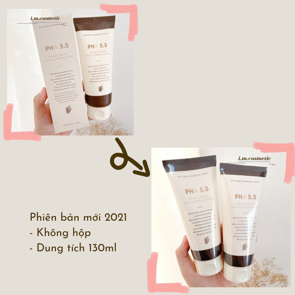 Sữa Rửa Mặt Cân Bằng Da PHA 5.5 pH Balancing Cleansing Foam 130ml