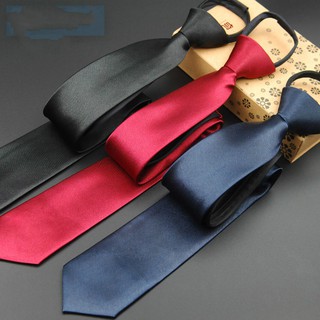 Cà vạt bản rộng 5cm màu trơn thời trang cho nam