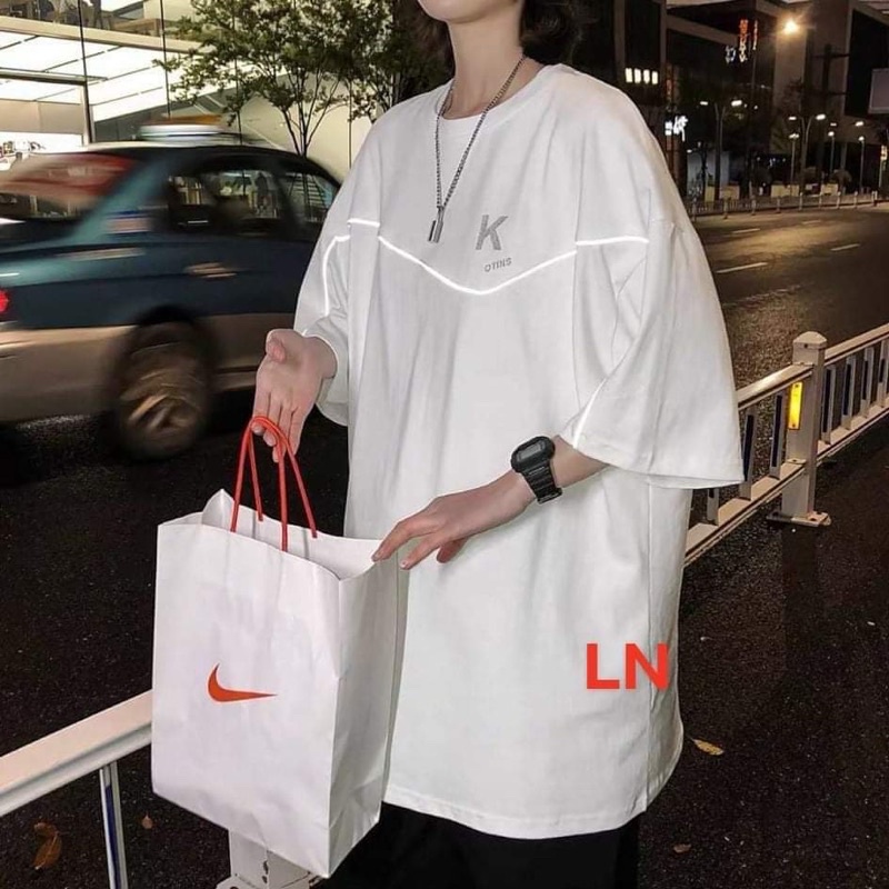 Áo logo chữ K phản quang viền ngực TH6