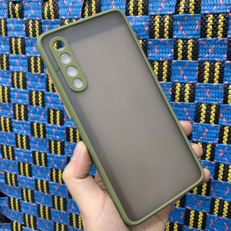 Ốp lưng Xiaomi Mi 9 viền dẻo màu lưng nhám mờ bảo vệ camera