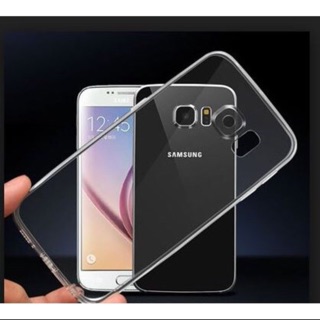 Combo 1 ốp dẻo tromg suốt tặng kính cường lực cho samsung S6 Edge