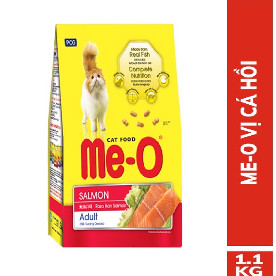 [Mã PET50K giảm Giảm 10% - Tối đa 50K đơn từ 250K] Hạt Me-O Cho Mèo Trưởng Thành 1.1kg 1.2kg