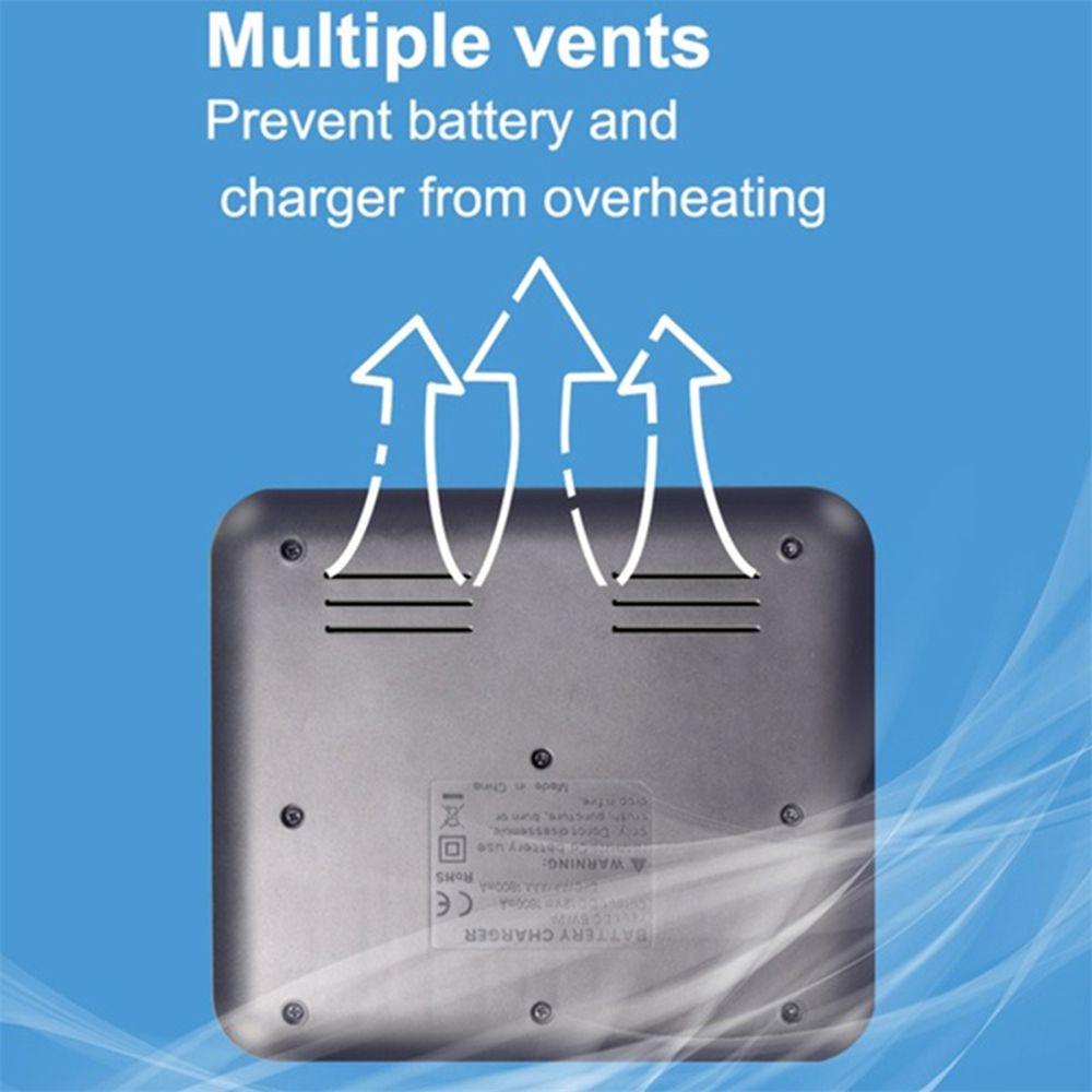 Bộ Sạc Pin Với 8 Ngăn C D Thông Dụng Bền Bỉ