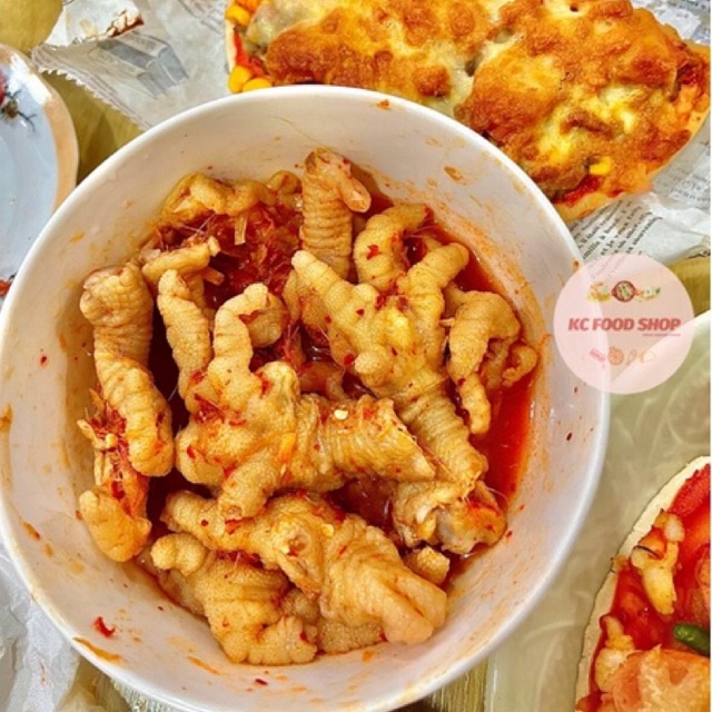 CHÂN GÀ RÚT XƯƠNG XỐT THÁI TOMYUM ĂN LIỀN  set 9-10 chân