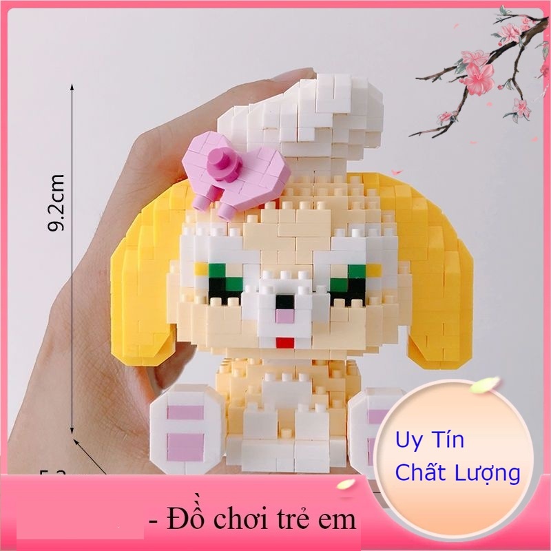 Mô hình lắp ráp động vật hoạt hình đáng yêu cho bé