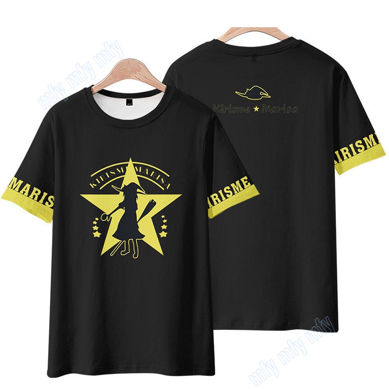 Áo Thun Tay Ngắn Cổ Tròn Hóa Trang Nhân Vật Anime TouHou Project Cho Nam Nữ