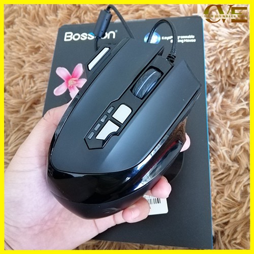 Chuột Máy Tính Có Dây BOSSTON GM900 - Chuột Led Chơi Game - Chuột PC Laptop Gaming | BigBuy360 - bigbuy360.vn