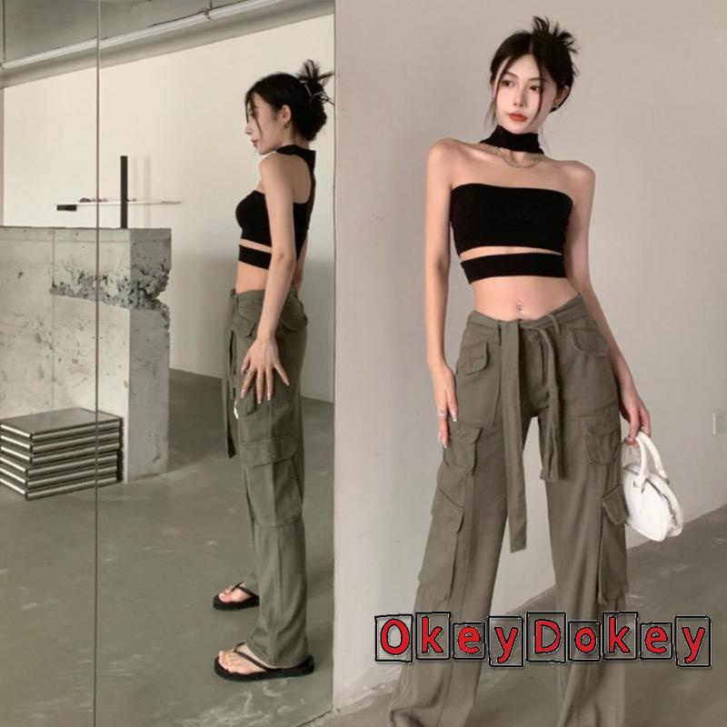 Áo Croptop Không Tay Hở Lưng Màu Trơn Quyến Rũ Thời Trang Mùa Hè Cho Nữ