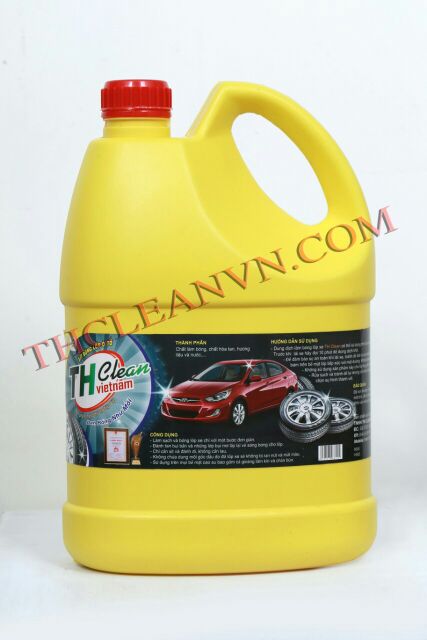 Xịt bóng lốp xe ô tô cao cấp TH CLEAN