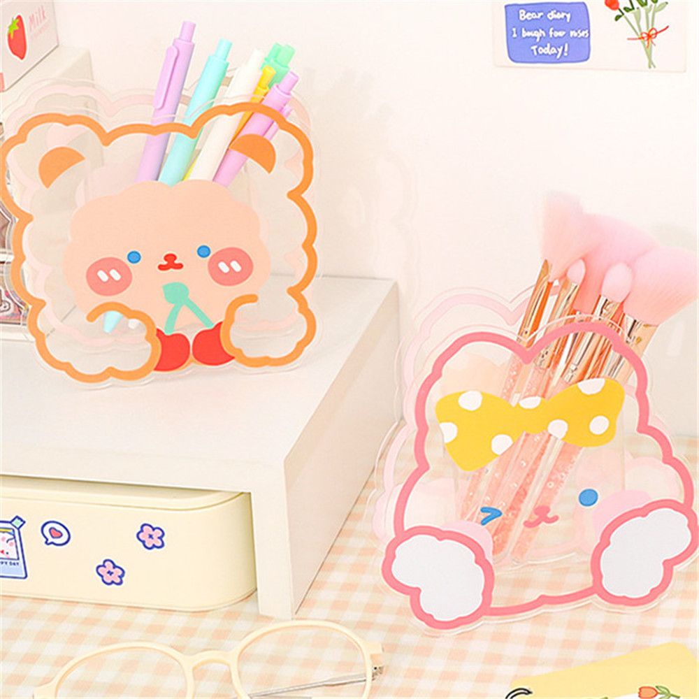 Hộp Đựng Bút Bằng Acrylic Để Bàn Thiết Kế Độc Đáo Tiện Dụng Cho Văn Phòng