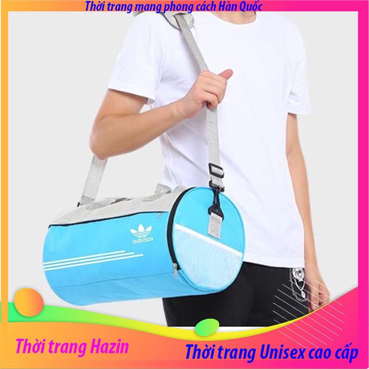 Túi trống thể thao túi tập gym nam nữ có ngăn đựng giày riêng biệt
