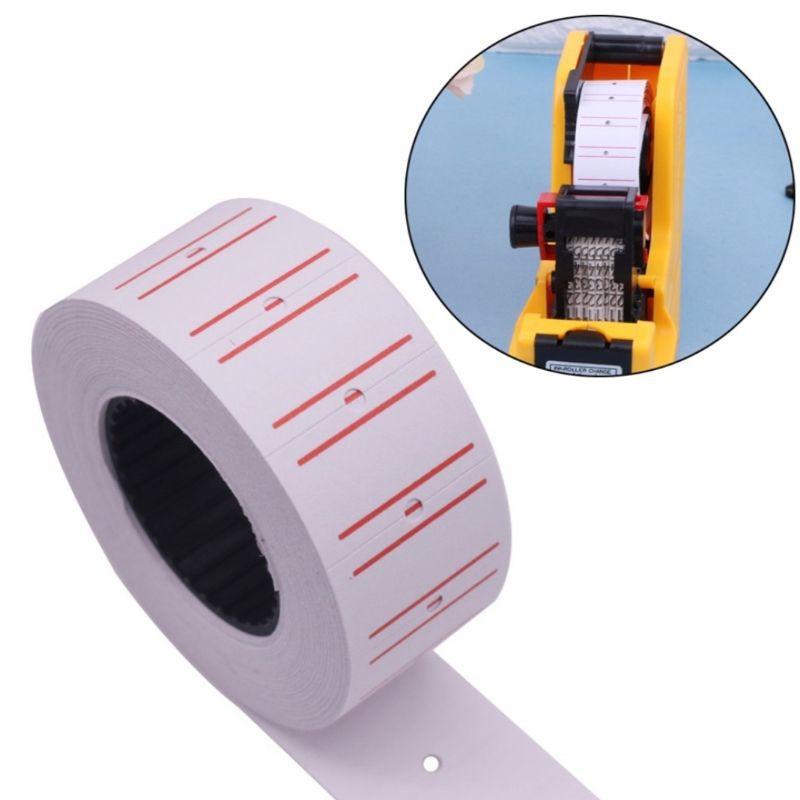Băng keo nhãn dán giá tiền - 500 tem / cuộn