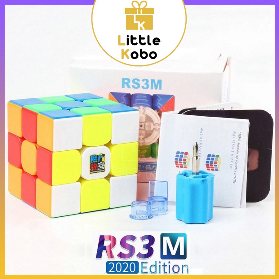 Rubik 3x3 RS3M 2020/ 2021 Maglev MoYu MF3RS3 M Rubic Nam Châm 3 Tầng Stickerless