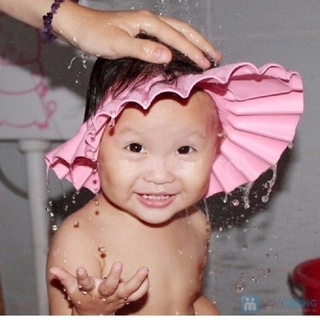 Nón tắm gội đầu  cho bé