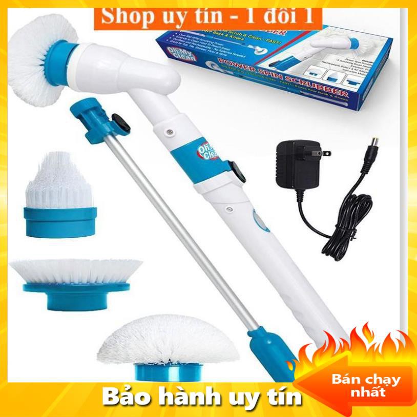 CHỔI ĐIỆN ĐA NĂNG HURRICANE SPIN SCRUBBER Chổi Lau Nhà Lau Chùi Thông Minh loại dùng Điện Đa Năng 360 Độ