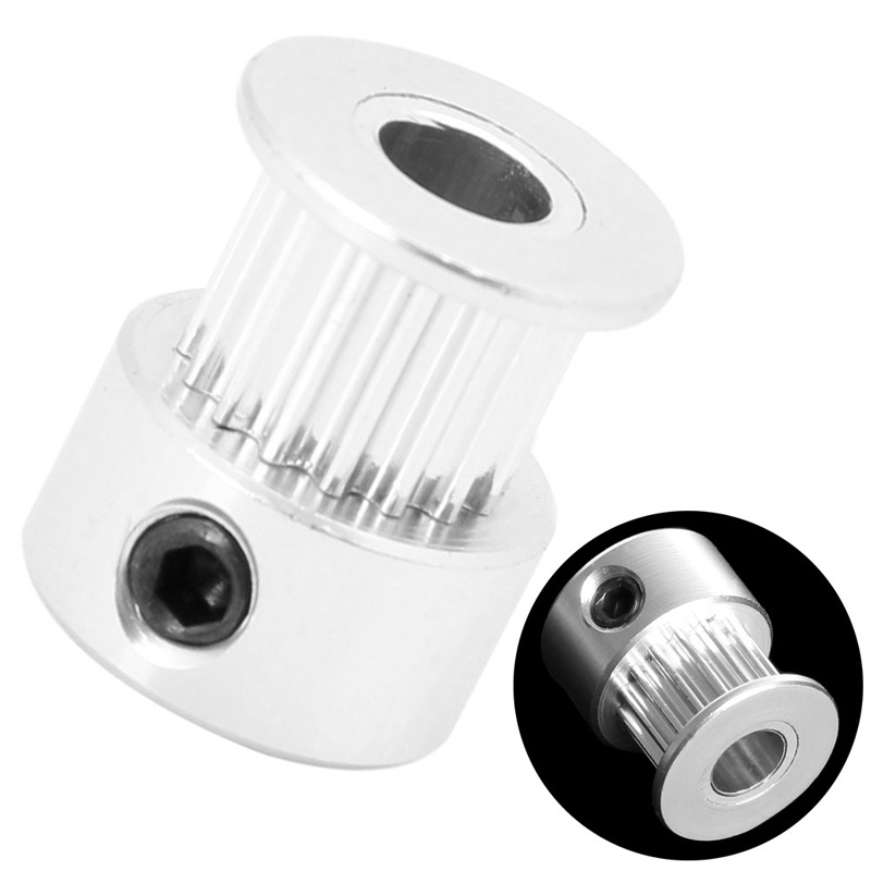 Ròng Rọc GT2 16 Răng 5mm Rộng 6mm Cho Dây Đai HTD5M Phụ Tùng Máy In 3D 16T