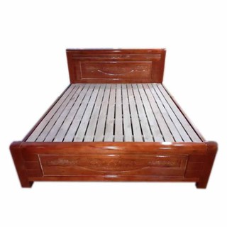 Giường ngủ nhỏ gọn gỗ xoan đào 1m6 – 1m8*2m