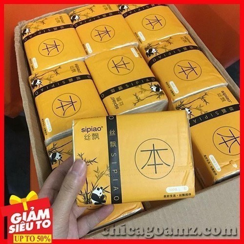 1 GÓI GIẤY ĂN GẤU TRÚC LOẠI 300 TỜ 1 GÓI