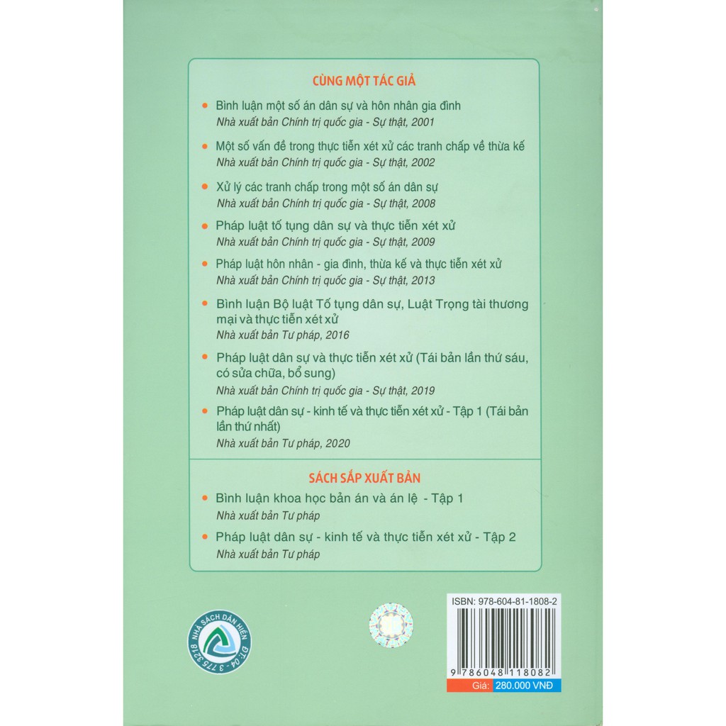 Sách - Thời Hiệu Thừa Kế Và Thực Tiễn Xét Xử