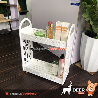 Kệ Để Dầu Gội Có Bánh Xe, Để Mỹ Phẩm, Mi Nail - Deer Decor