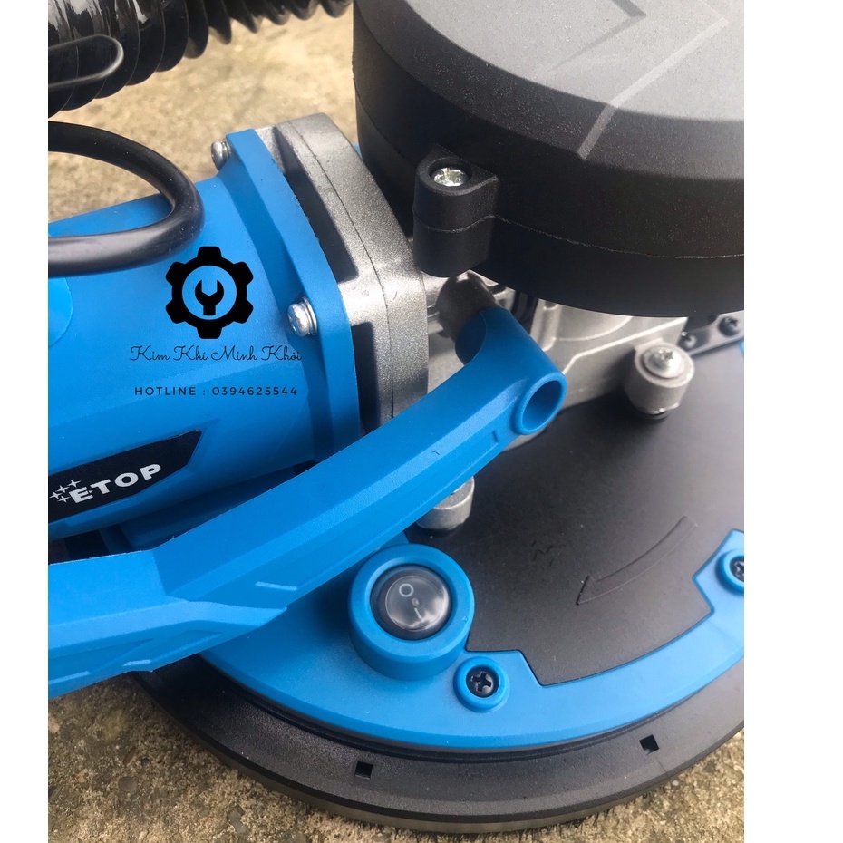 Máy chà tường cán dài, có đèn Etop XH-2309, 6 cấp độ có công suất lớn 1390W | Máy chà nhám tường hút bụi