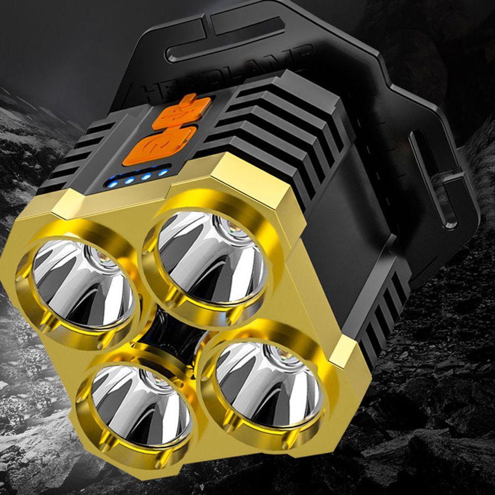 Đèn LED Đội Đầu Có Thể Sạc Lại Dùng Khi Đi Câu Cá / Đi Bộ Đường Dài