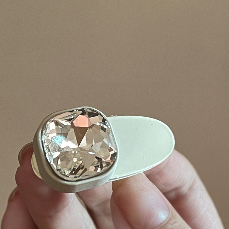 Sang trọng nhỏ vuông pha lê nữ Kẹp tóc thời trang công chúa Phụ kiện tóc Kẹp tóc