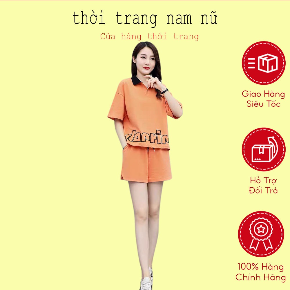 (RẺ VÔ ĐỊCH + FREESHIP) Bộ đồ nữ dễ thương - Quần Đùi áo kiểu mặc nhà hay Dạo phố siêu đẹp giá rẻ vô địch