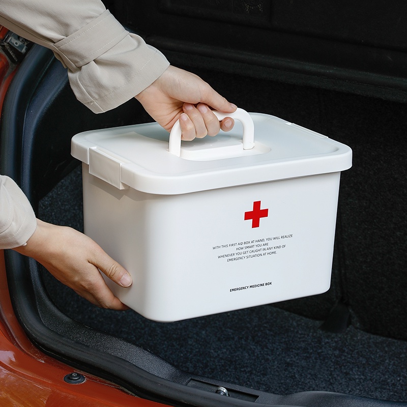 HỘP Y TẾ ĐỰNG ĐỒ CỨU THƯƠNG XÁCH TAY SHIMOYAMA FIRST AID BOX